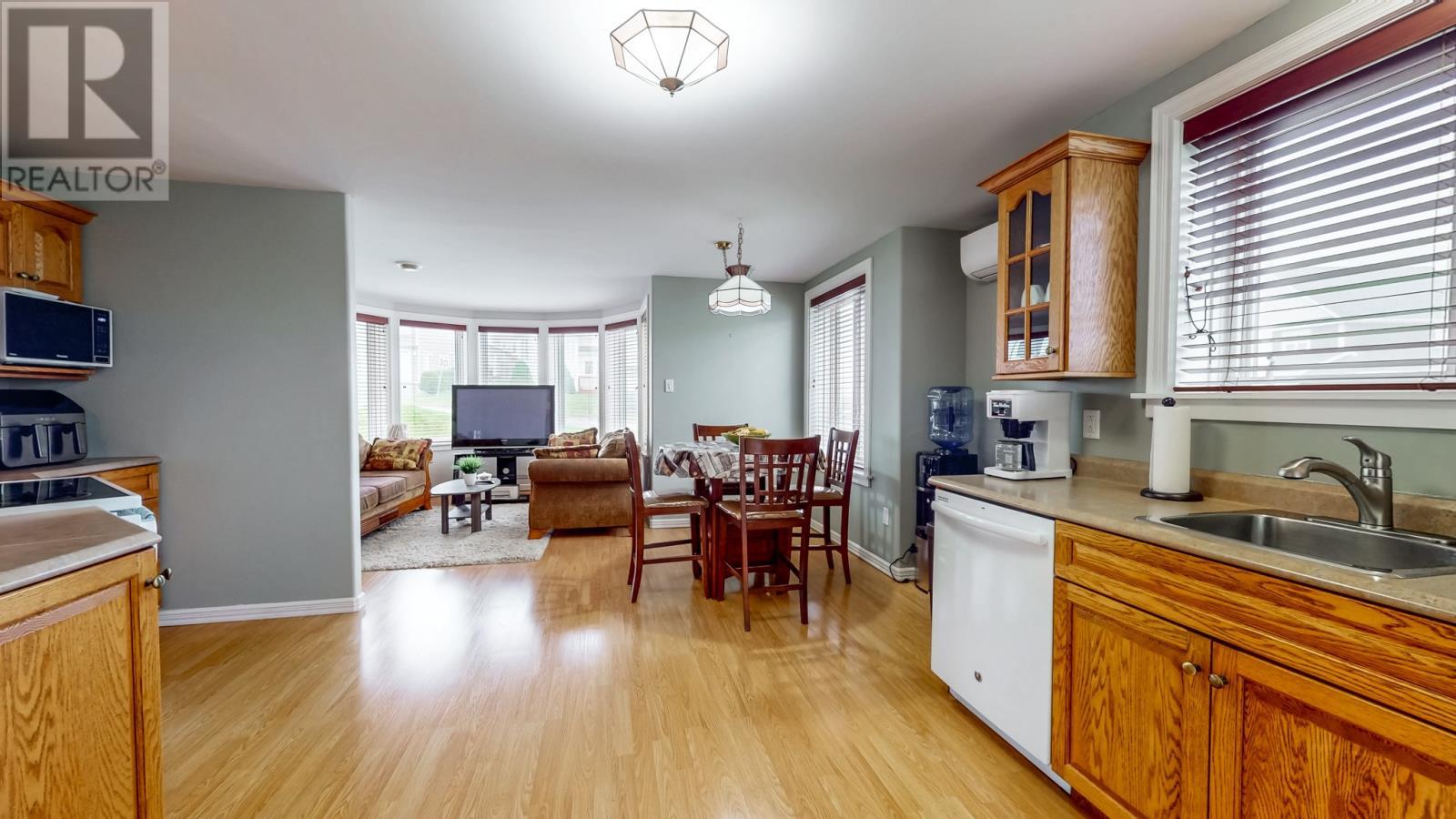 Apt. Open Concept living area - 28 Pinware Crescent, Mount Pearl, NL - Indoor Photo Showing Kitchen
