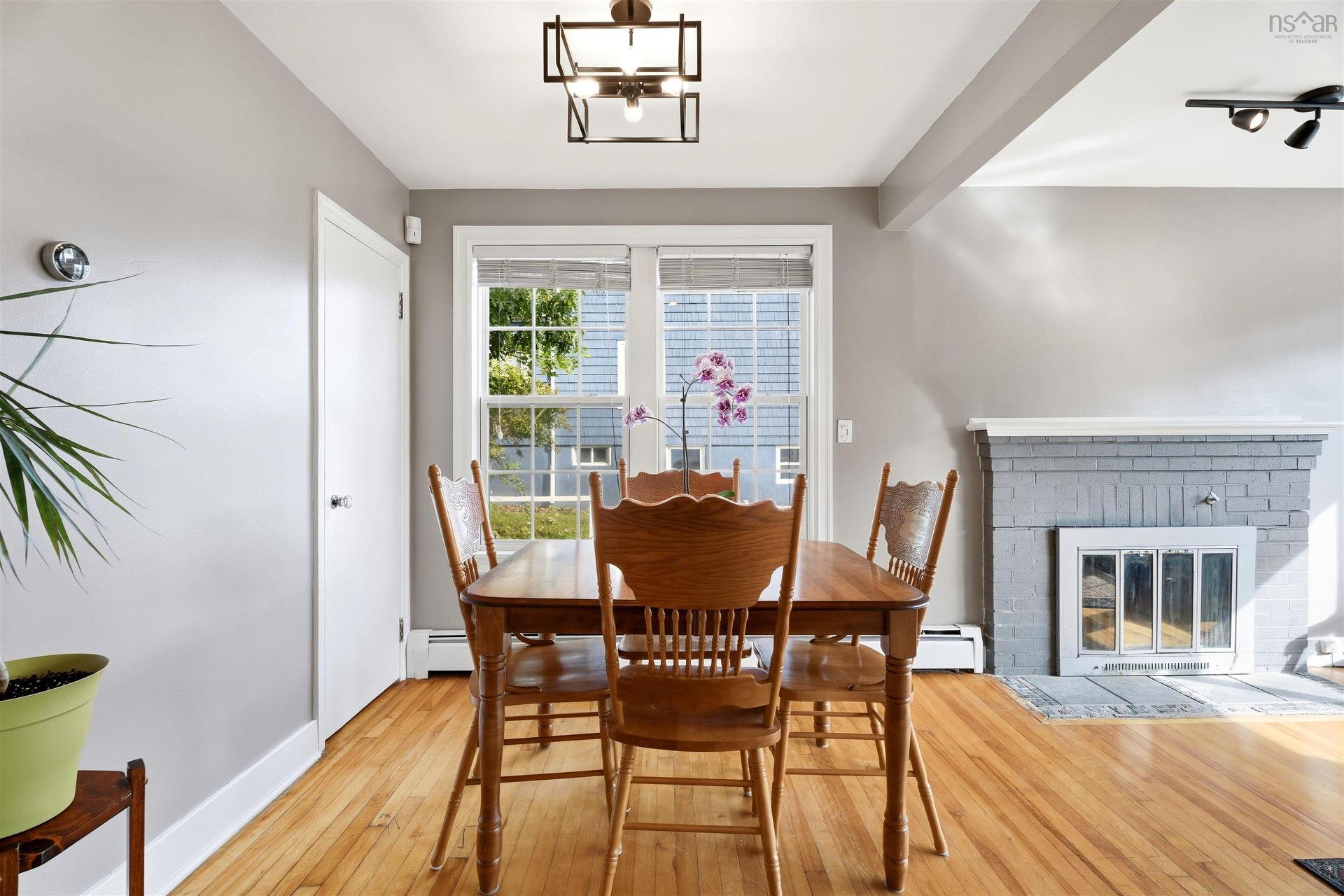 42 Birch Street, Halifax, NS - Indoor Photo Showing Dining Room With Fireplace