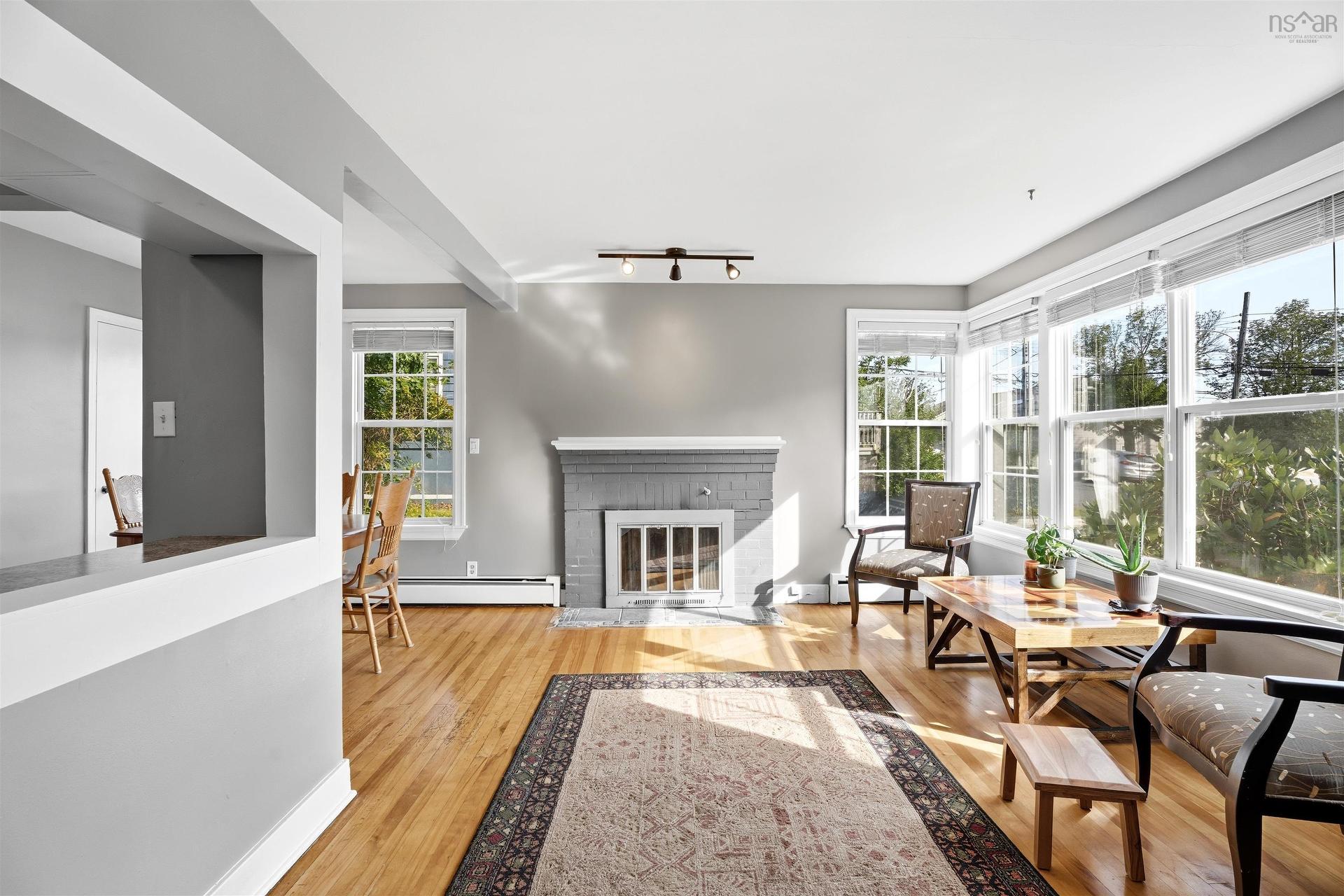 42 Birch Street, Halifax, NS - Indoor Photo Showing Living Room With Fireplace