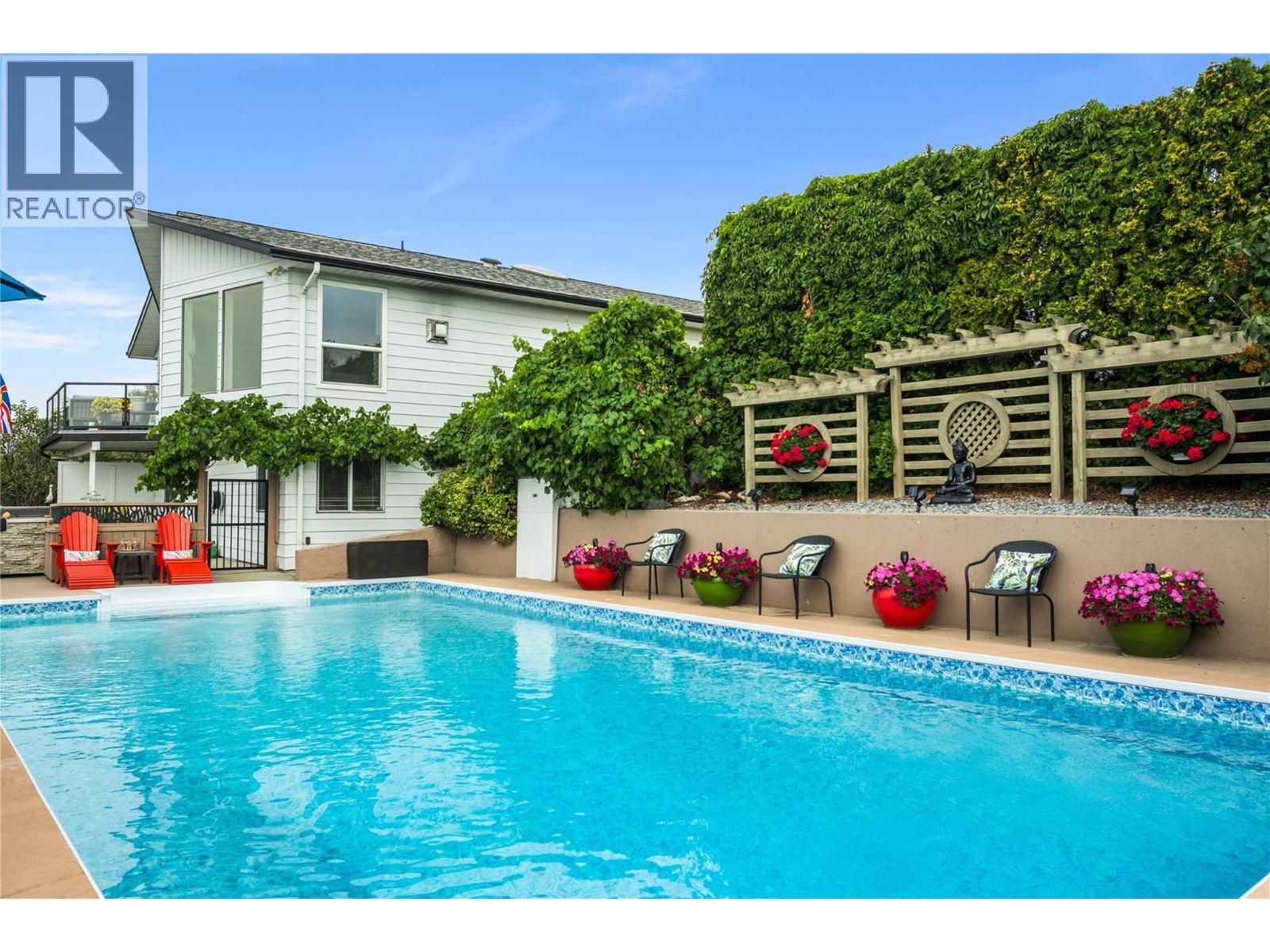 Pool - 4119 15 Avenue, Vernon, BC - Outdoor With In Ground Pool