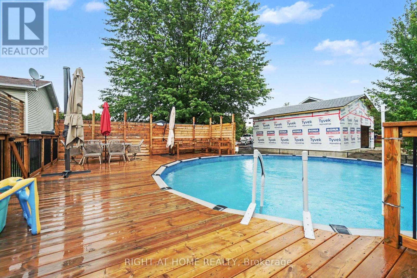 3320 Gendron Road, Clarence-Rockland, ON - Outdoor With Above Ground Pool With Deck Patio Veranda