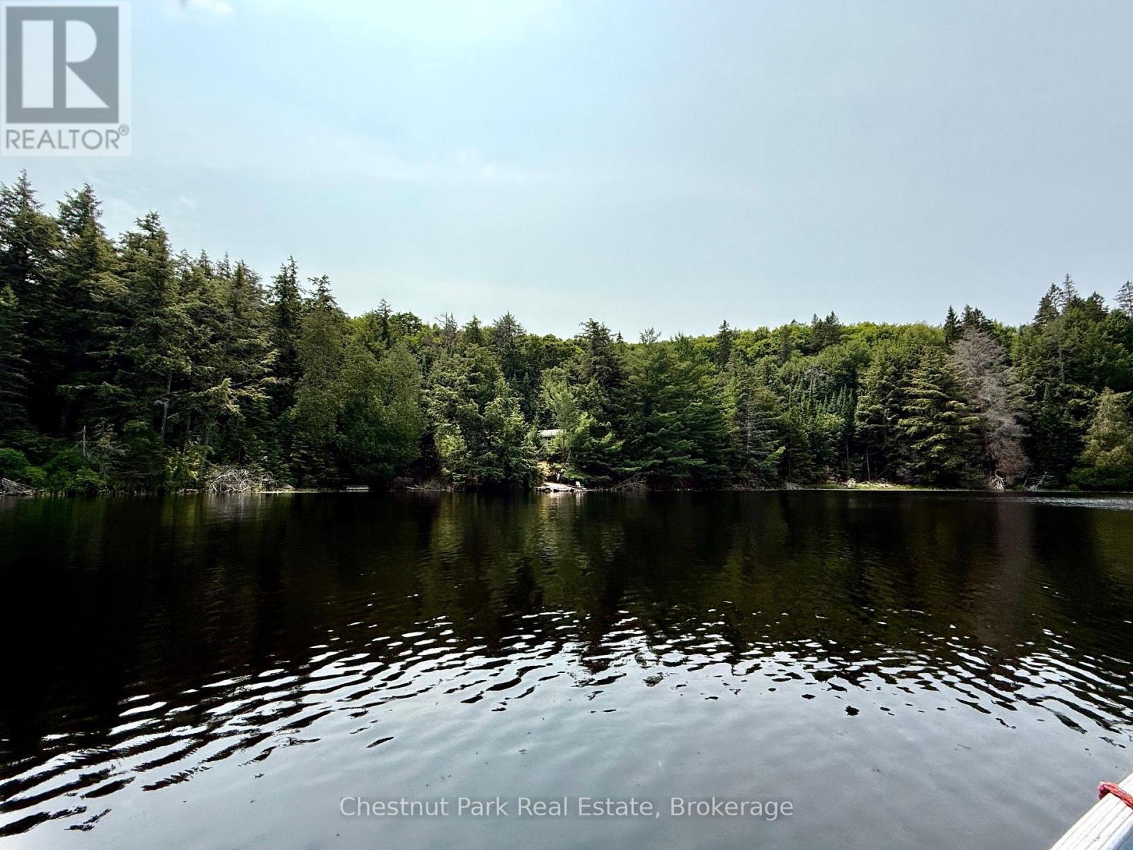 This site has its own cove to itself (wide angle) - 50 Cache Lake Apl1322, South Algonquin, ON - Outdoor With Body Of Water With View