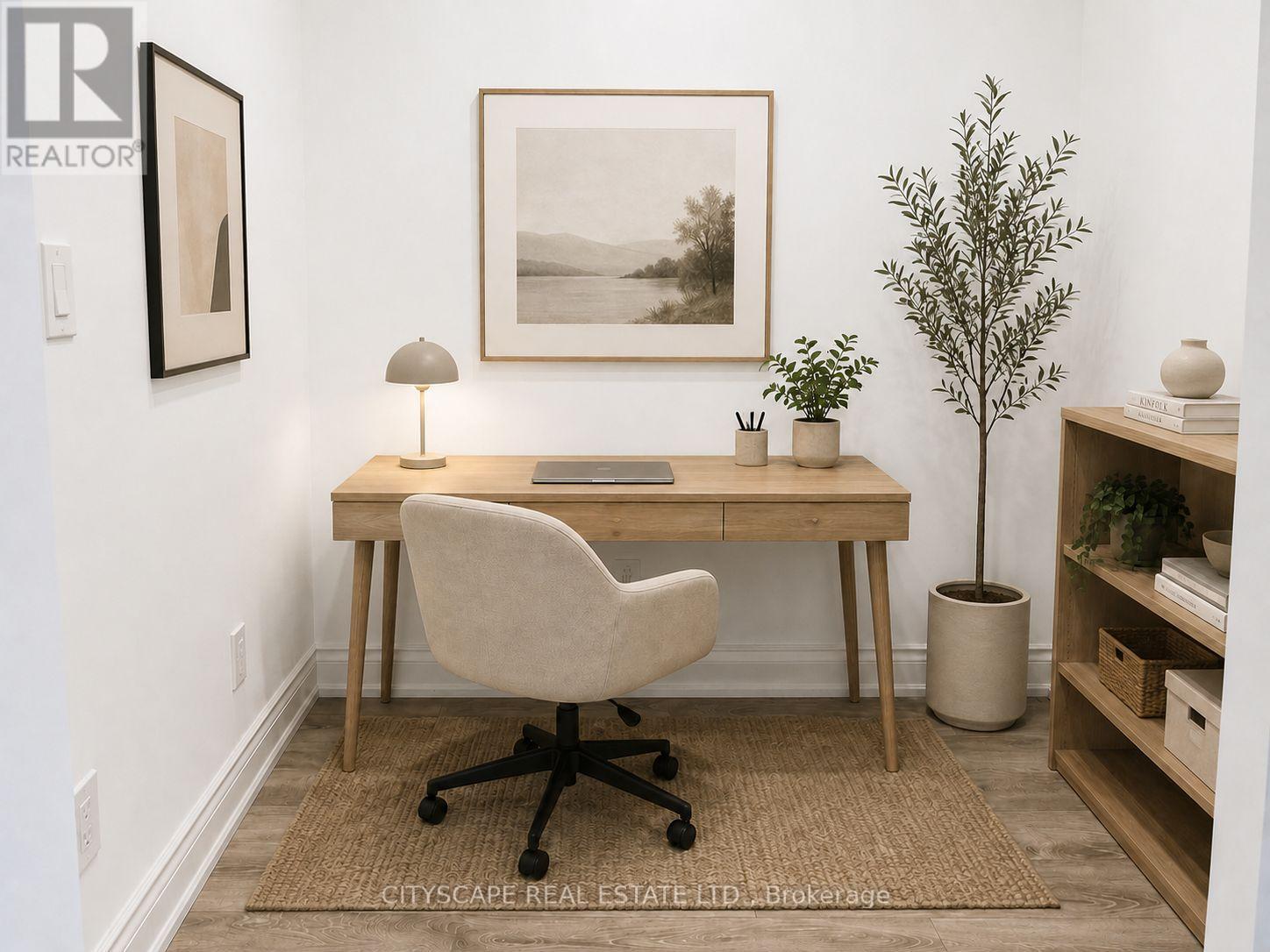 VIRTUAL STAGED - Den - 1003 - 9618 Yonge Street, Richmond Hill, ON - Indoor Photo Showing Office