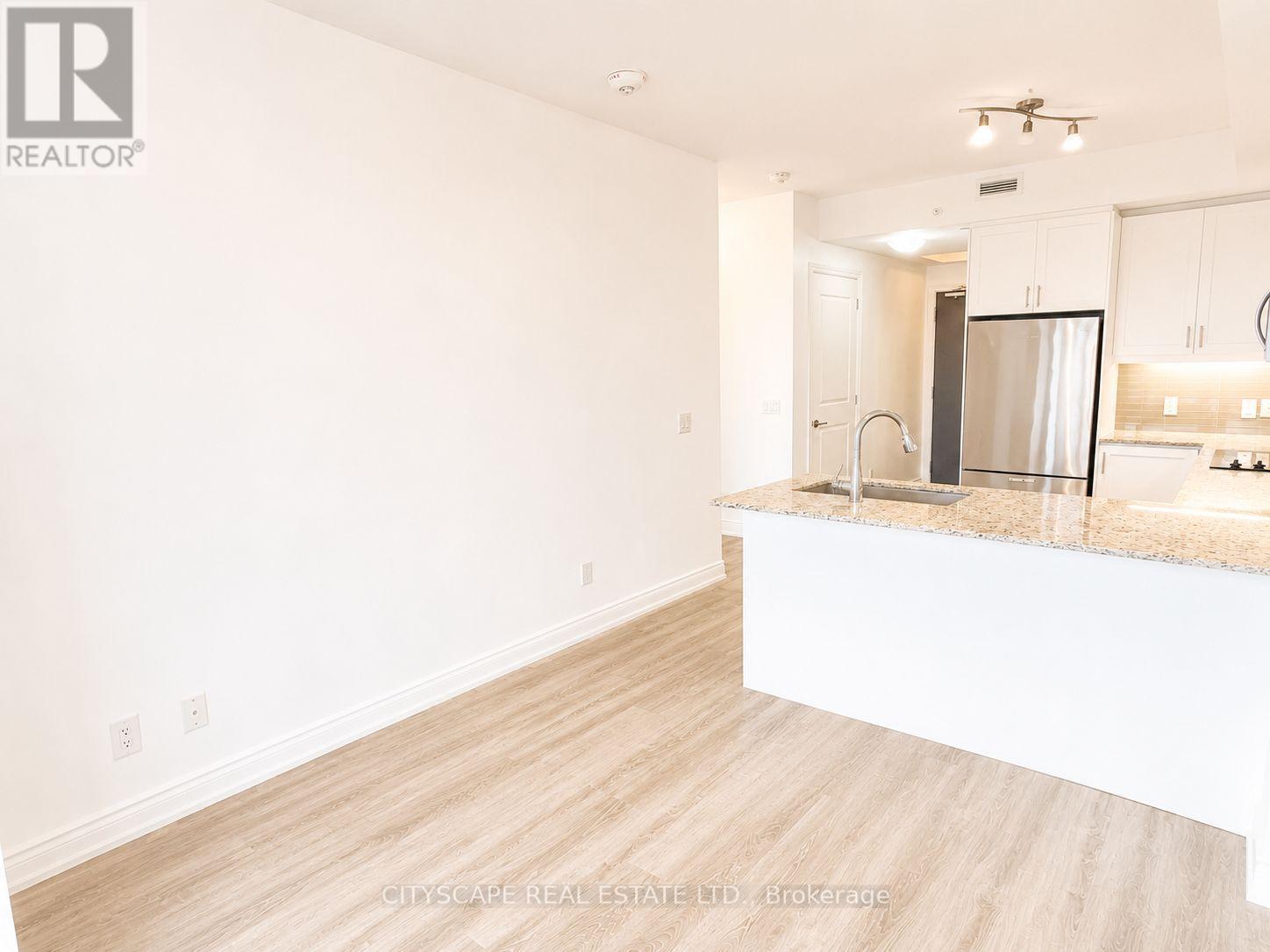 Living Area - 1003 - 9618 Yonge Street, Richmond Hill, ON - Indoor Photo Showing Kitchen With Double Sink