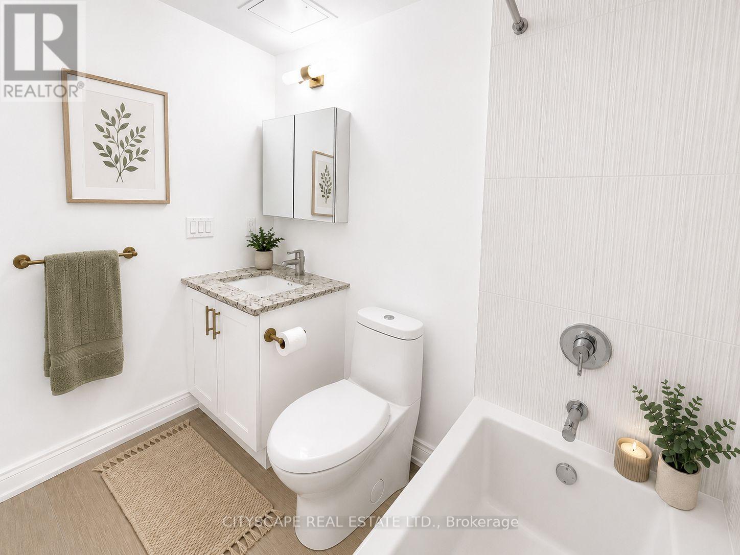 VIRTUAL STAGED - 1003 - 9618 Yonge Street, Richmond Hill, ON - Indoor Photo Showing Bathroom