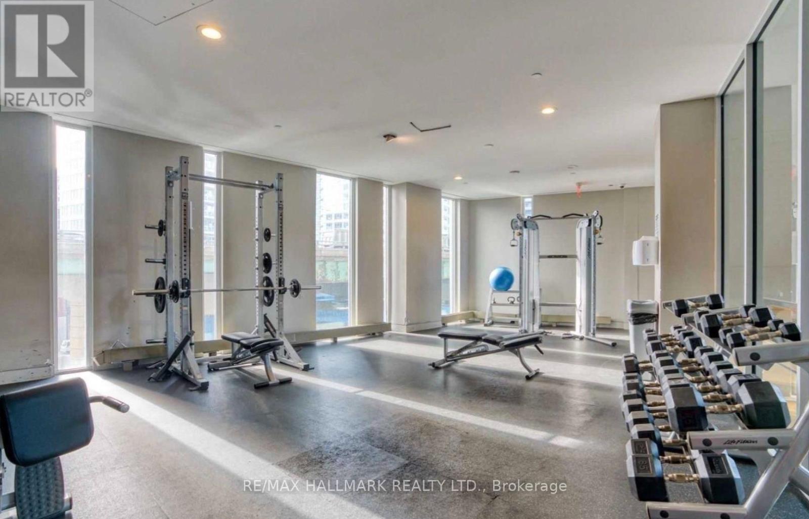 Gym - 2908 - 85 Queens Wharf Road, Toronto, ON - Indoor Photo Showing Gym Room