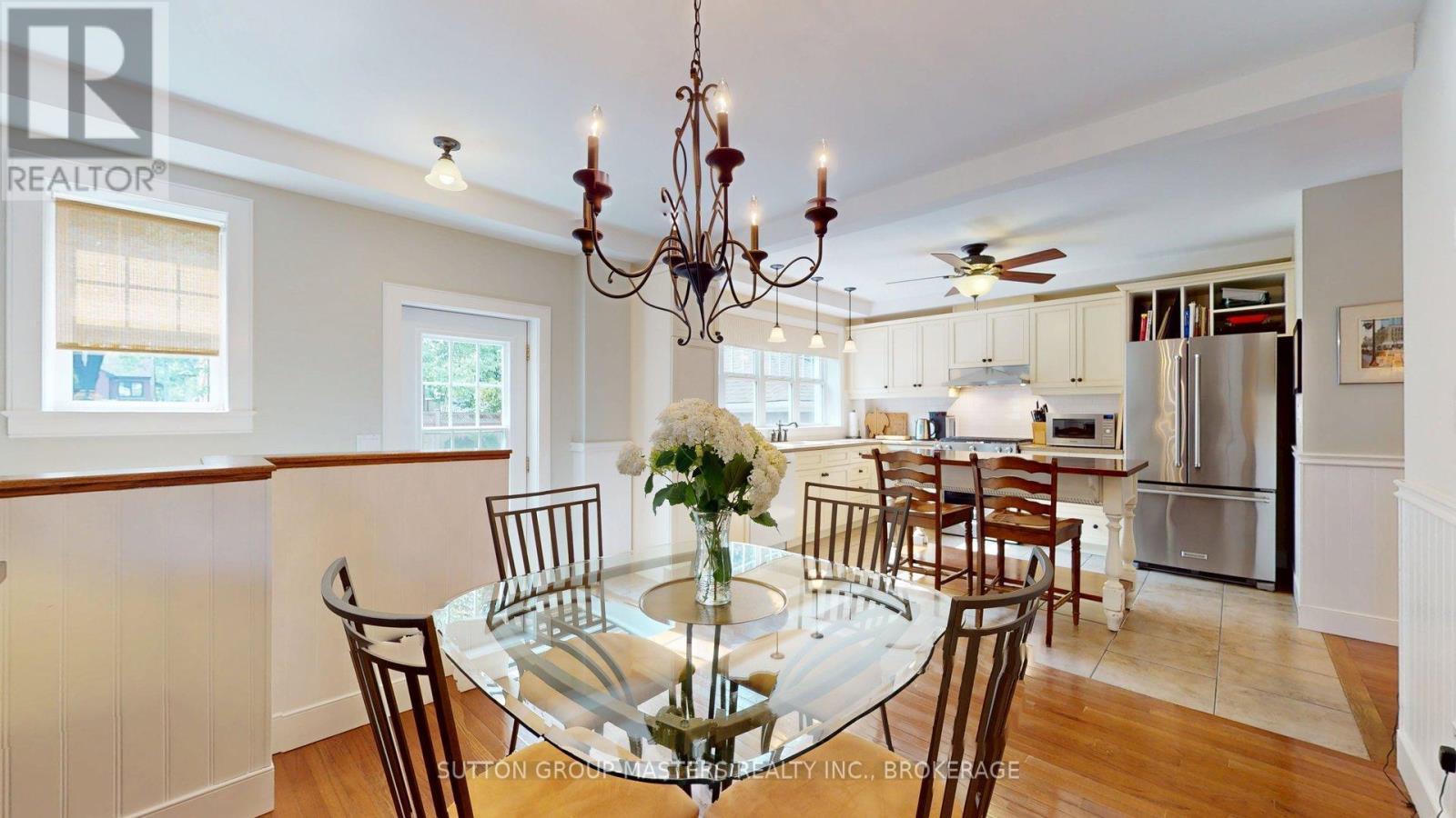 easy access to backyard and lower level - 160 Napier Street, Kingston (Central City East), ON - Indoor Photo Showing Dining Room