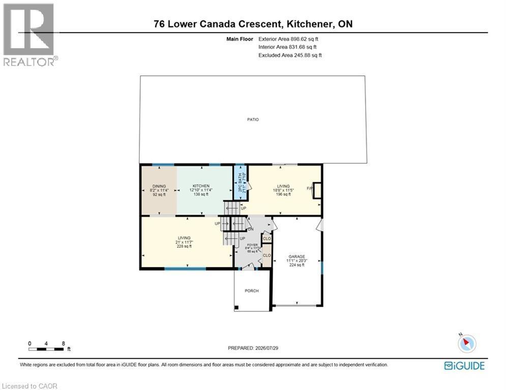 Floor plan - 76 Lower Canada Crescent, Kitchener, ON - Other