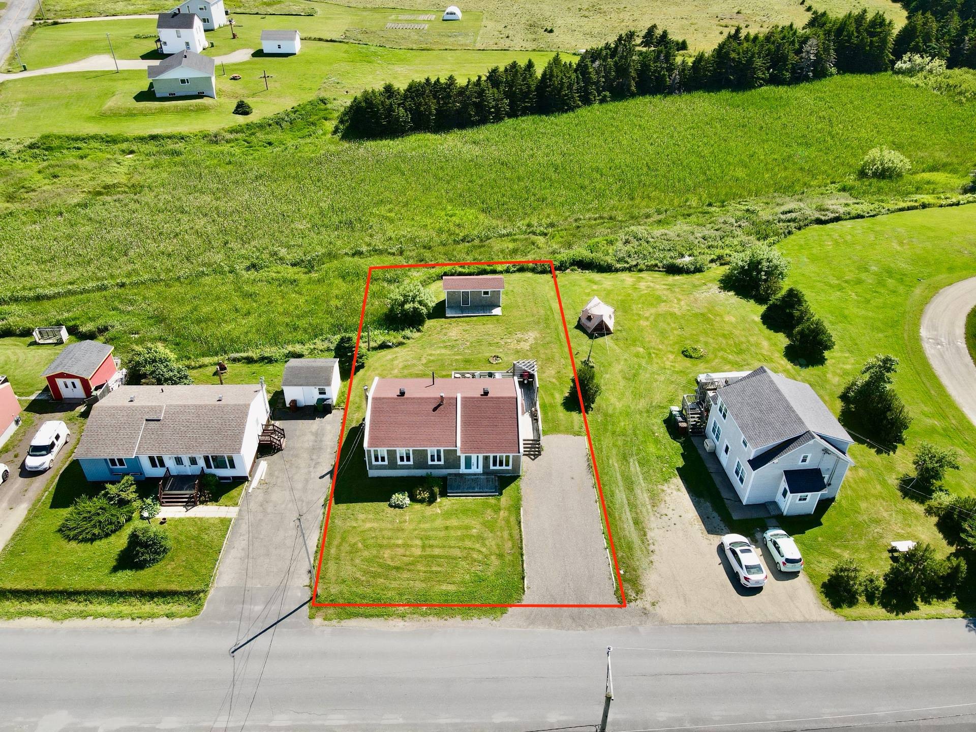 Aerial View - 49 Ch. De La Grande-Allée, Les Îles-De-La-Madeleine, QC - Outdoor With View