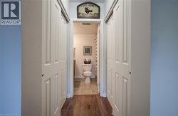 Double closets, leading to the ensuite bathroom. -
