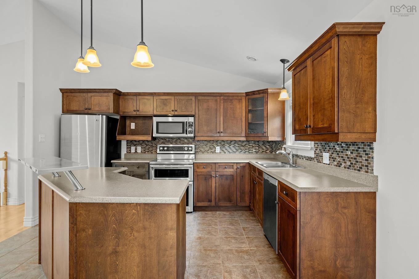 45 Stirling Drive, Cole Harbour, NS - Indoor Photo Showing Kitchen With Double Sink