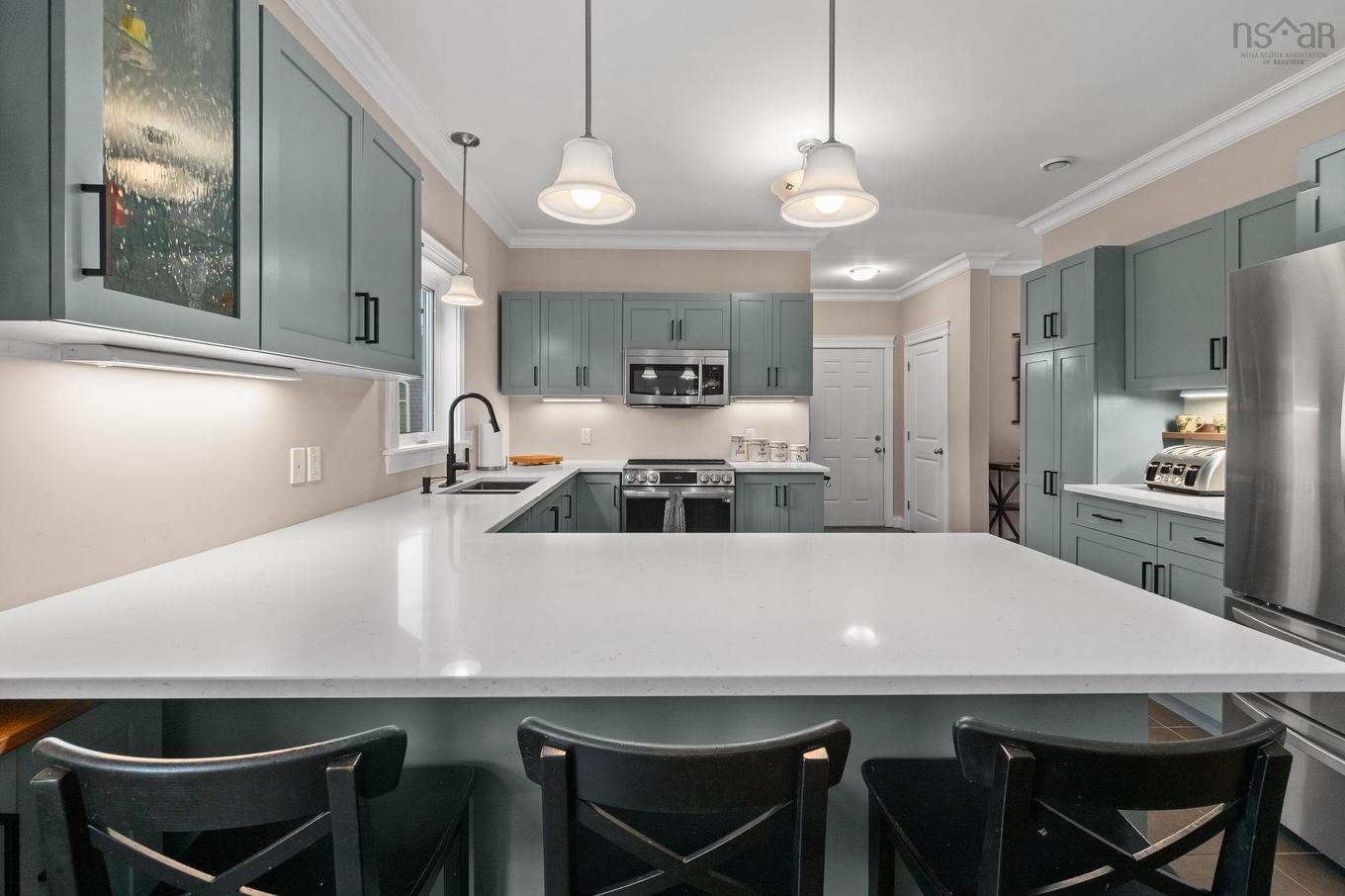 158 Tamara Drive, Cole Harbour, NS - Indoor Photo Showing Kitchen With Upgraded Kitchen