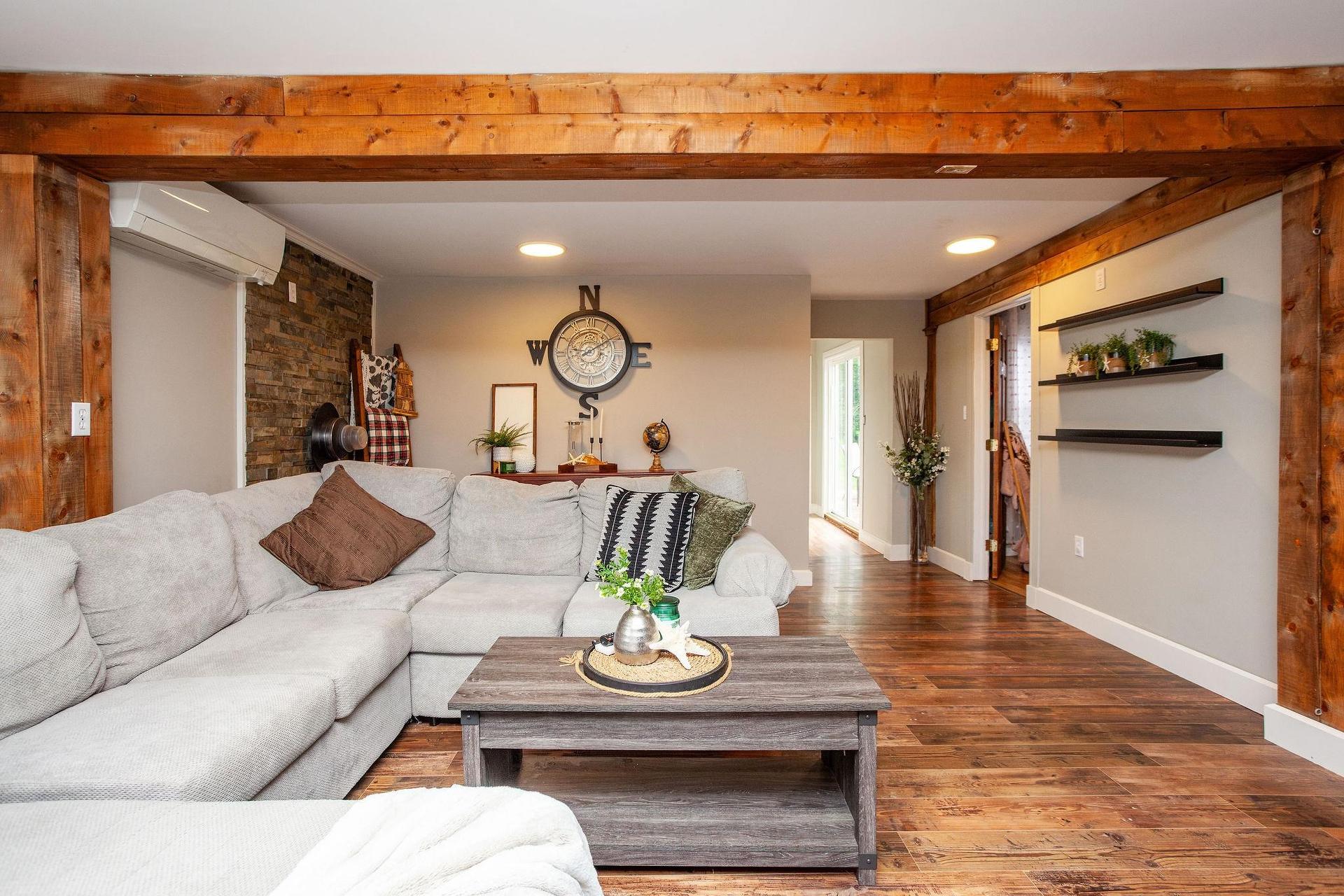 594 Kayes Road, Georgetown, PE - Indoor Photo Showing Living Room With Fireplace