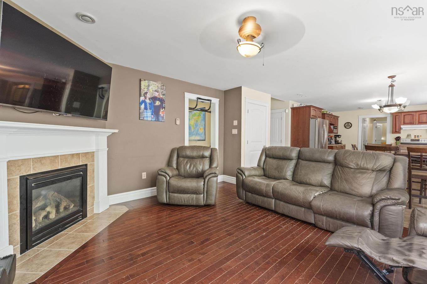 280 Daisywood, Hammonds Plains, NS - Indoor Photo Showing Living Room With Fireplace