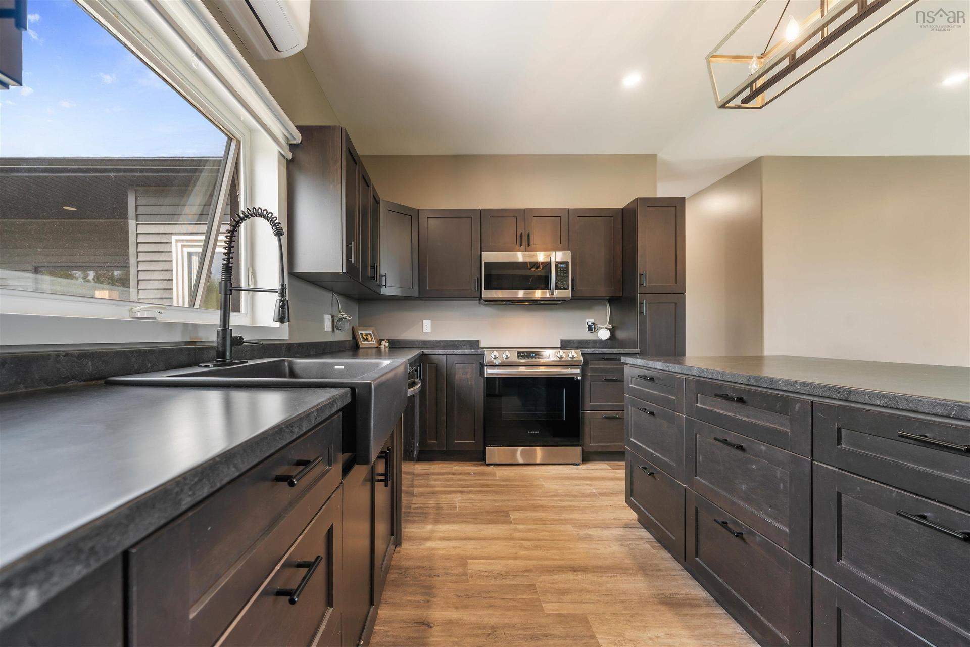 254 Shore Road, Caribou River, NS - Indoor Photo Showing Kitchen With Double Sink