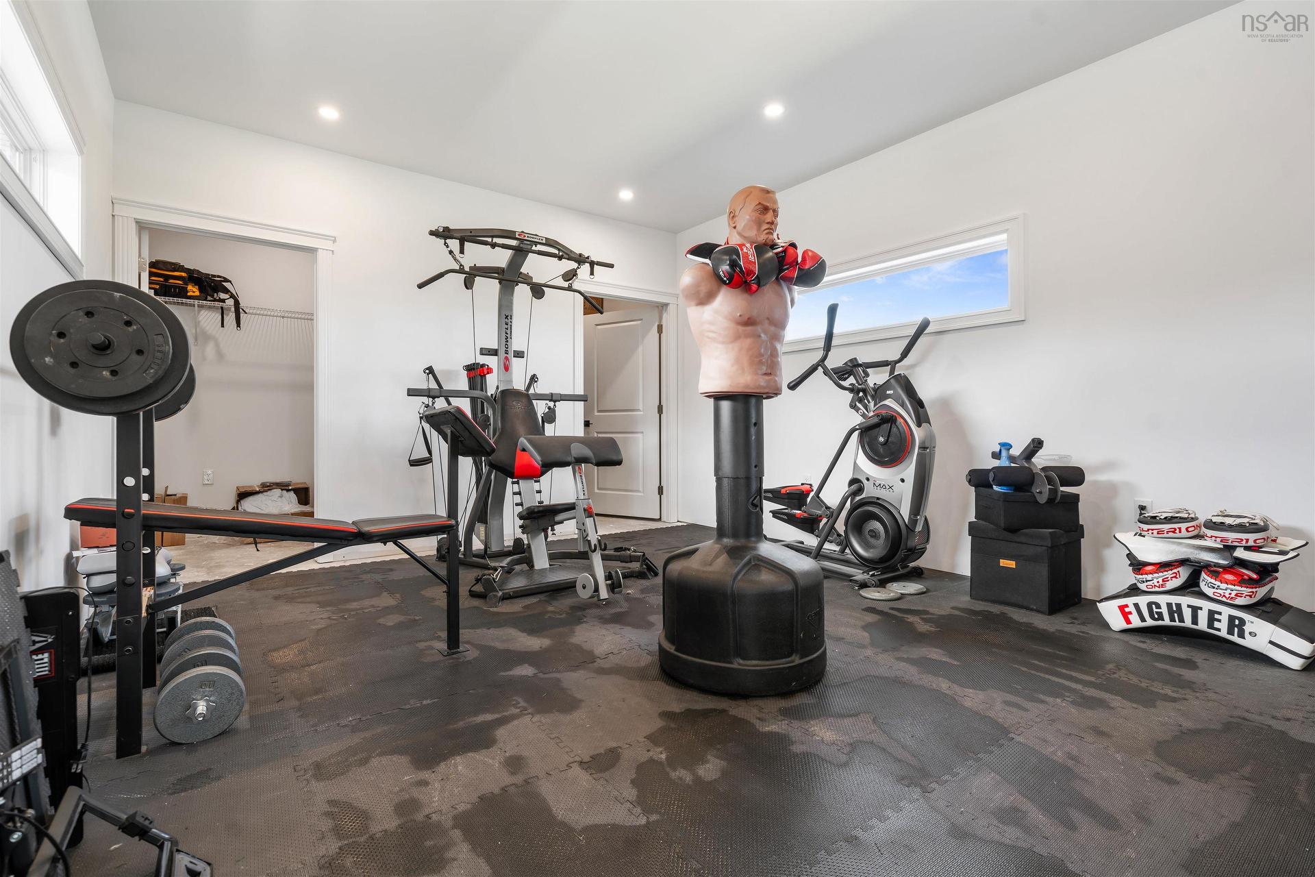 254 Shore Road, Caribou River, NS - Indoor Photo Showing Gym Room