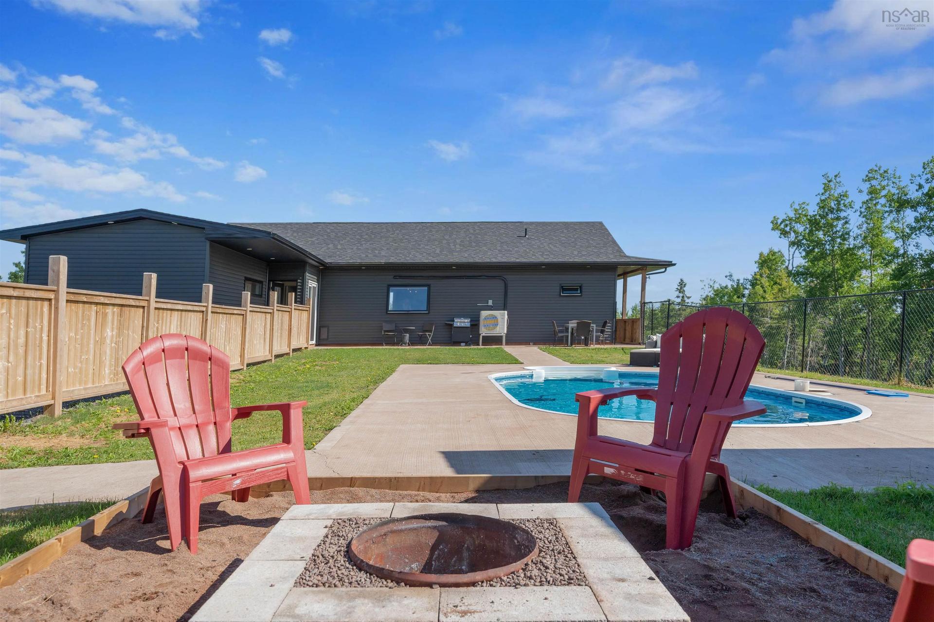 254 Shore Road, Caribou River, NS - Outdoor With In Ground Pool With Deck Patio Veranda