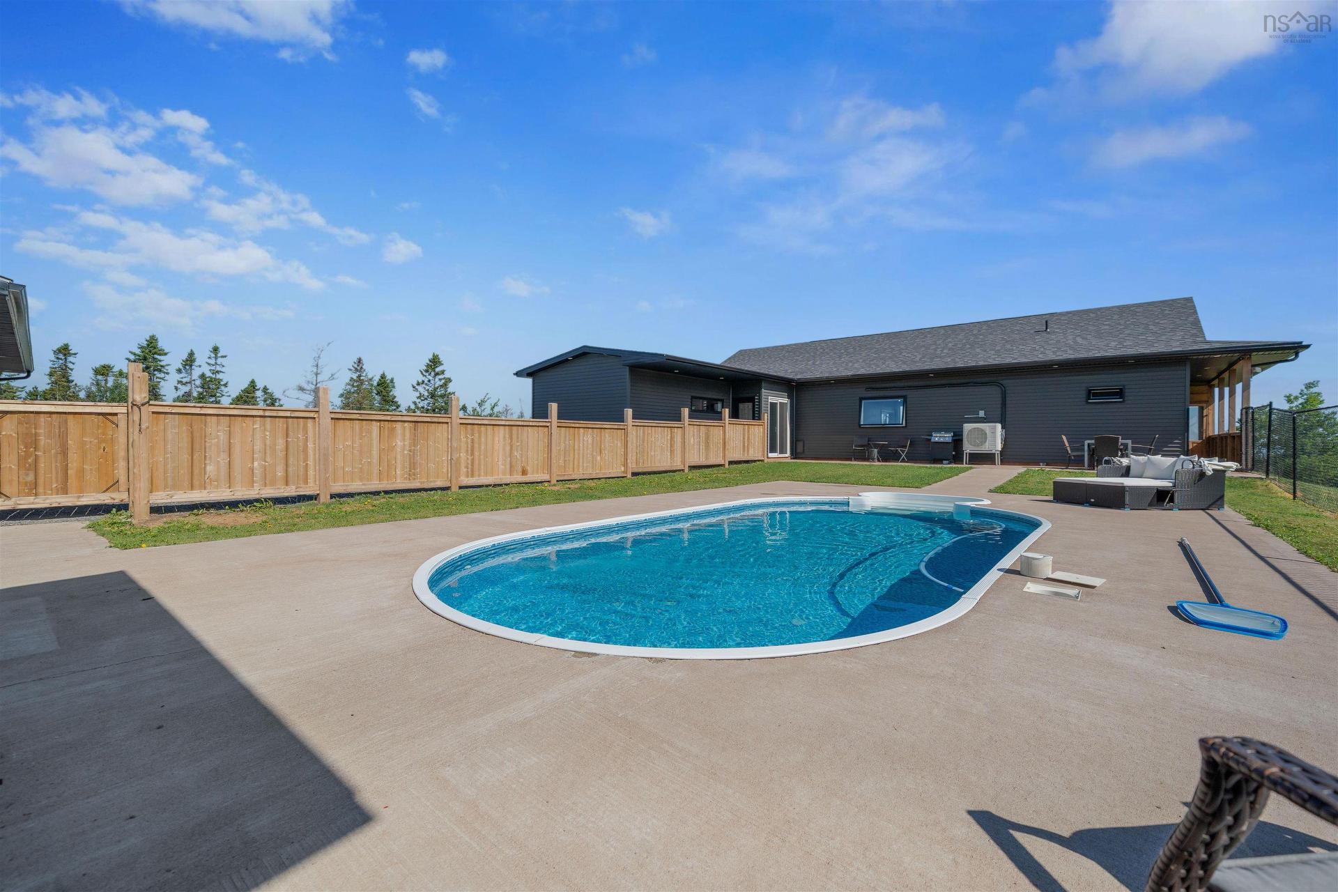 254 Shore Road, Caribou River, NS - Outdoor With In Ground Pool With Backyard