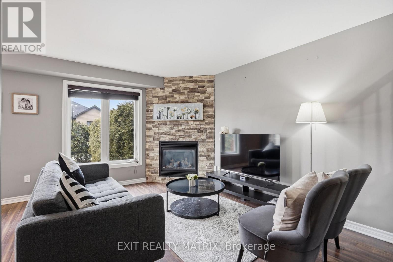 111 Brunet Street, The Nation, ON - Indoor Photo Showing Living Room With Fireplace
