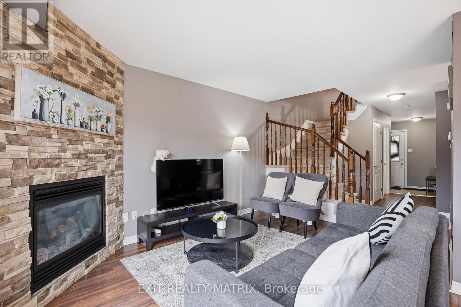 111 Brunet Street, The Nation, ON - Indoor Photo Showing Living Room With Fireplace
