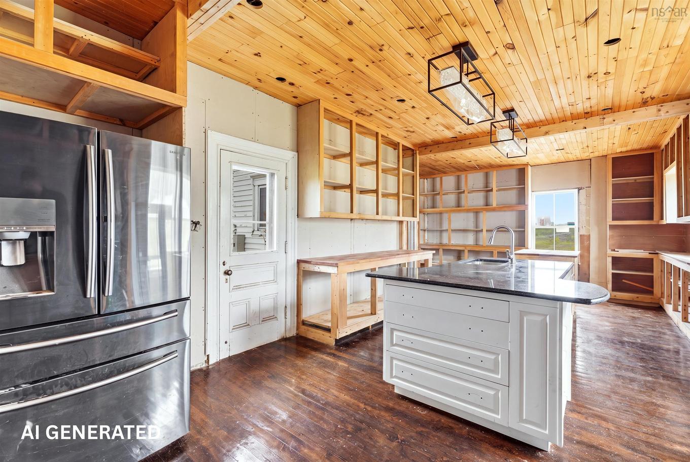 7675 Highway 6, Port Howe, NS - Indoor Photo Showing Kitchen