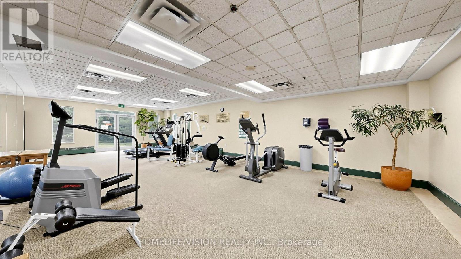 710 - 2628 Mccowan Road, Toronto, ON - Indoor Photo Showing Gym Room