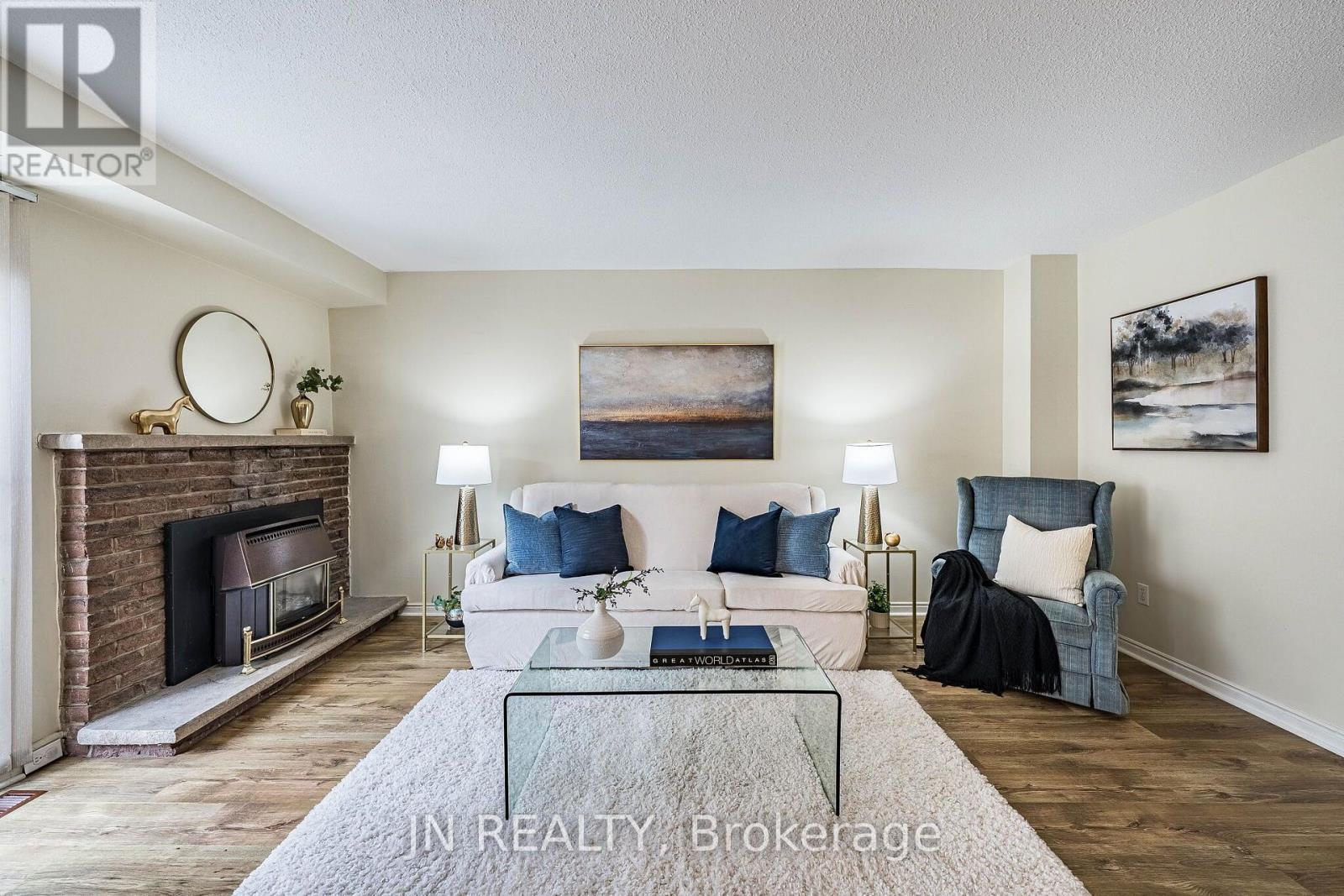 15 Gatwick Lane, Brampton - 15 Gatwick Lane, Brampton, ON - Indoor Photo Showing Living Room With Fireplace