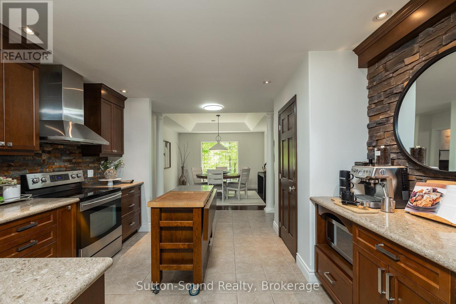 Kitchen open to Dining Room - 505556 Grey Road 1 Road, Georgian Bluffs, ON - Indoor Photo Showing Kitchen