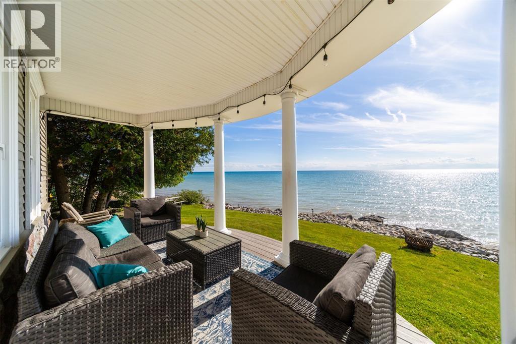 73437 Sandy Beach Drive, Huron County, ON - Outdoor With Body Of Water With Deck Patio Veranda With View With Exterior