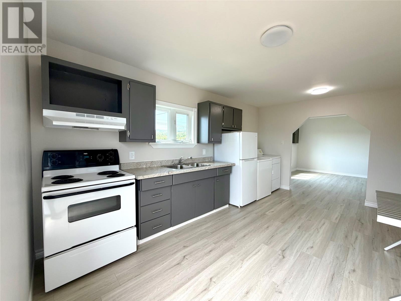 377 Main Road, Sheaves Cove, NL - Indoor Photo Showing Kitchen With Double Sink