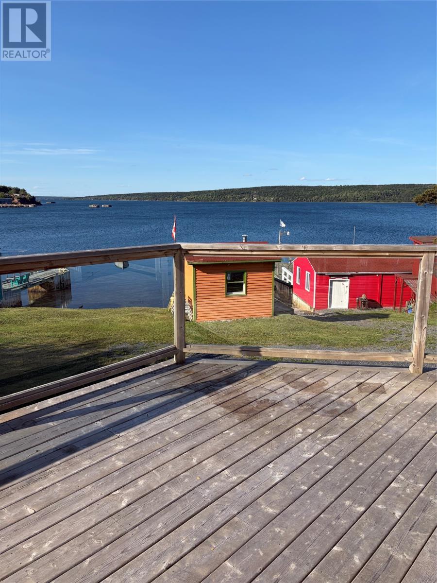 105 Marine Drive, Clarenville, NL - Outdoor With Body Of Water With Deck Patio Veranda