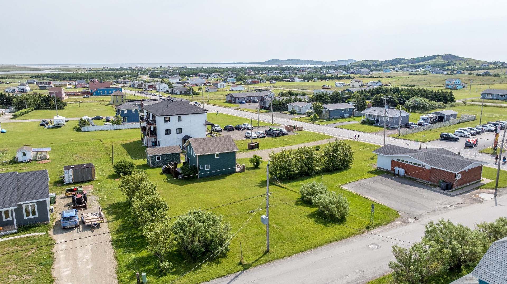 Aerial View - 604 Ch. Des Caps, Les Îles-De-La-Madeleine, QC - Outdoor With View