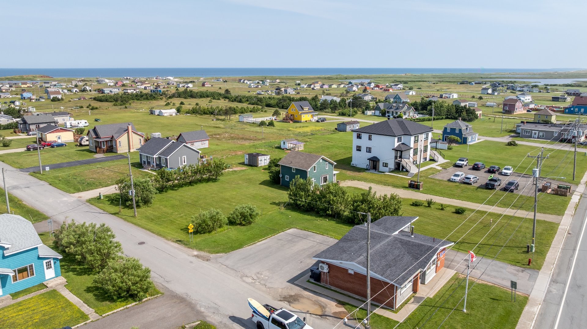 Aerial View - 604 Ch. Des Caps, Les Îles-De-La-Madeleine, QC - Outdoor With View