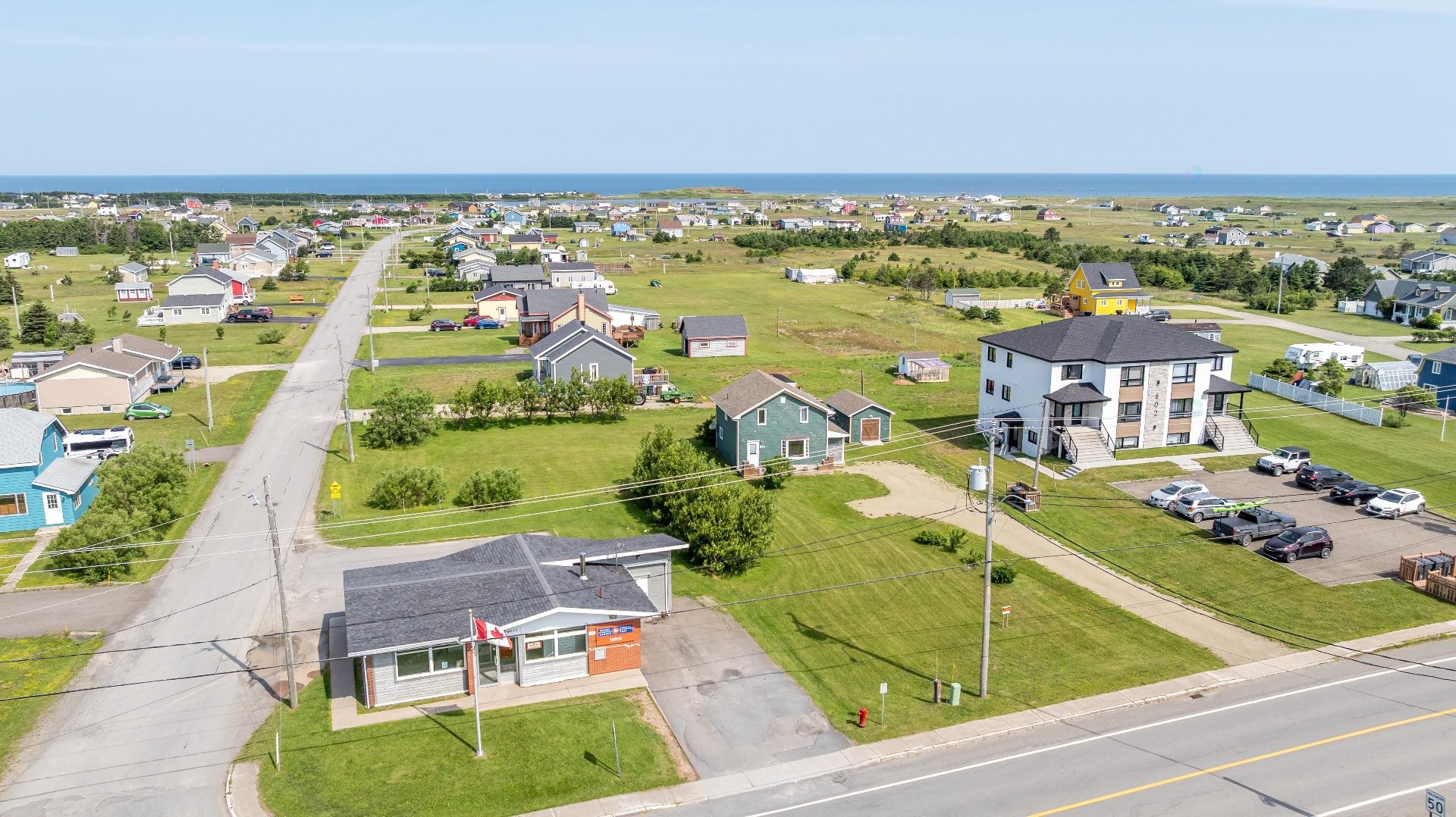 Aerial View - 604 Ch. Des Caps, Les Îles-De-La-Madeleine, QC - Outdoor With View