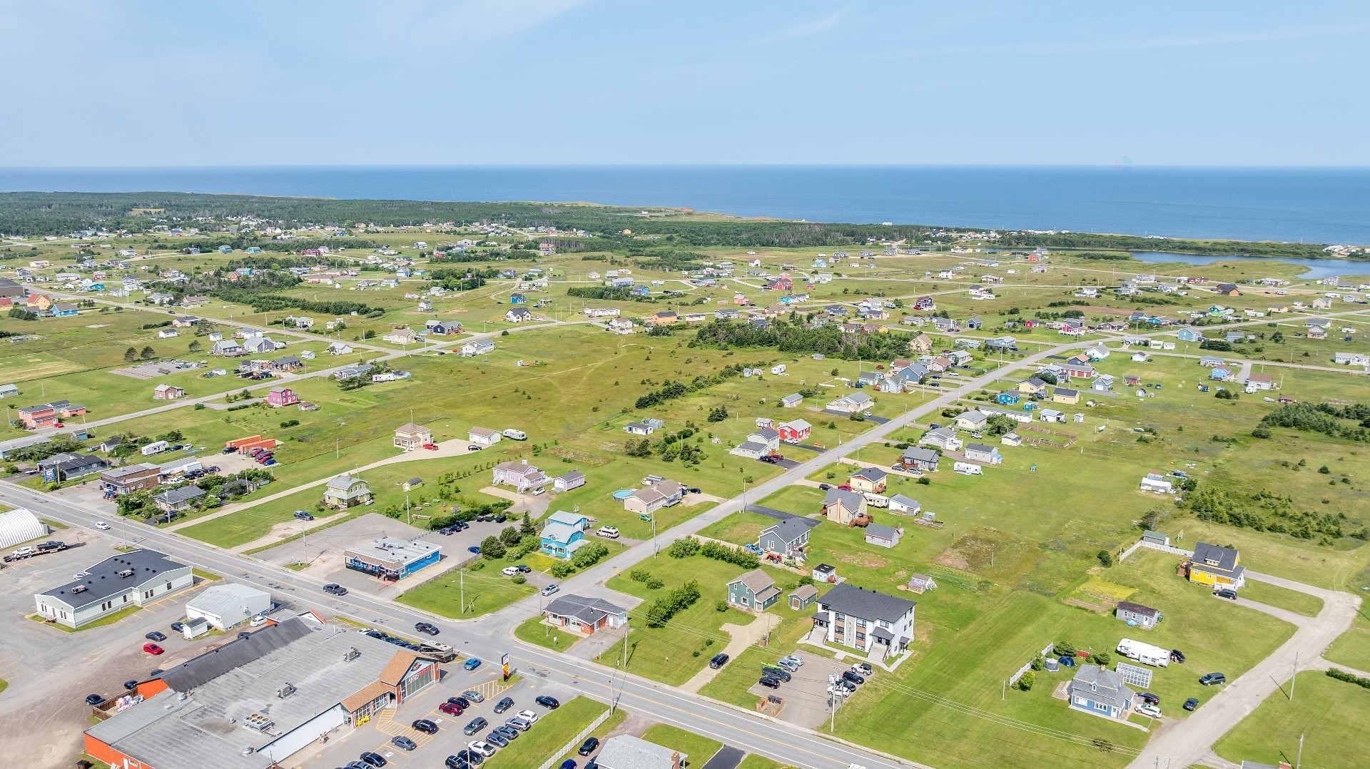 Aerial View - 604 Ch. Des Caps, Les Îles-De-La-Madeleine, QC - Outdoor With View
