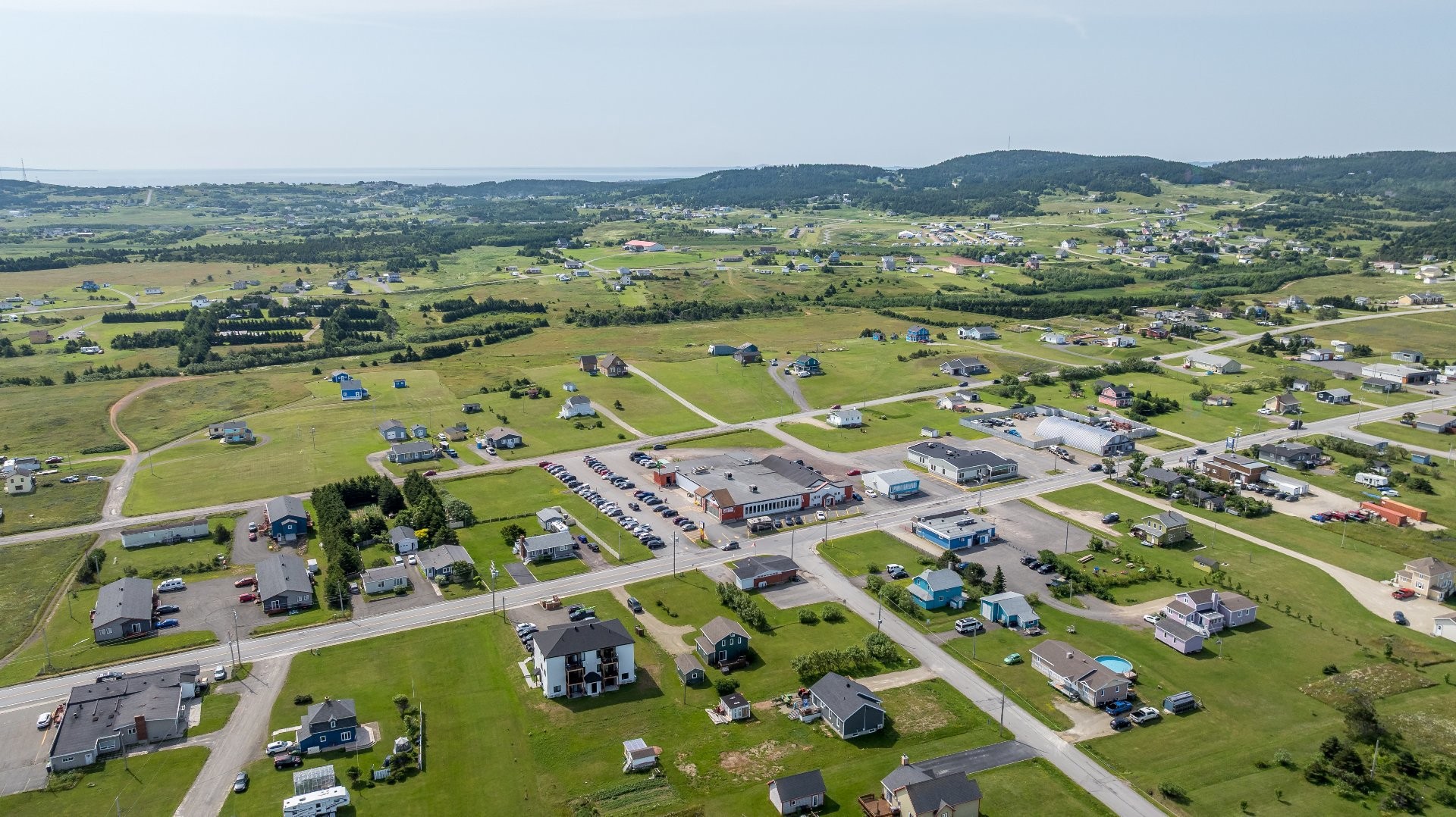 Aerial View - 604 Ch. Des Caps, Les Îles-De-La-Madeleine, QC - Outdoor With View