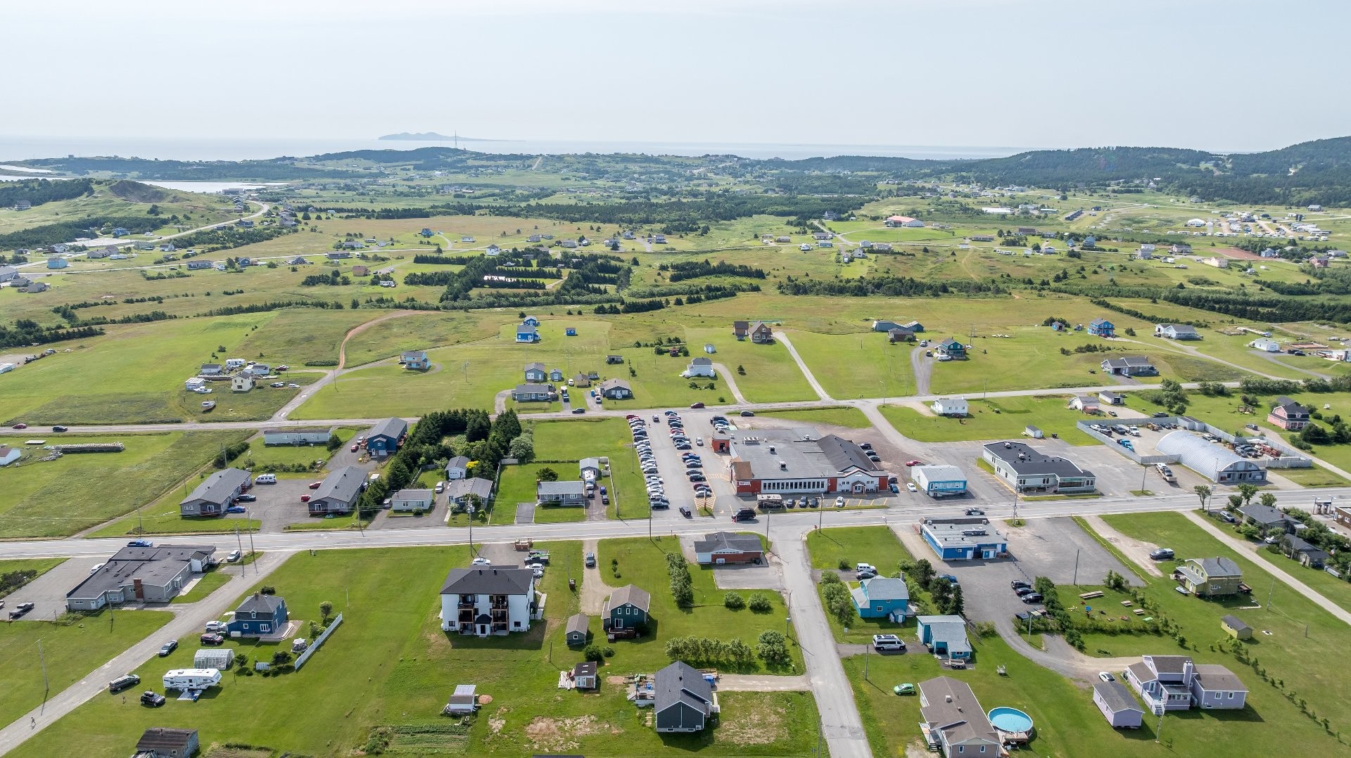Aerial View - 604 Ch. Des Caps, Les Îles-De-La-Madeleine, QC - Outdoor With View