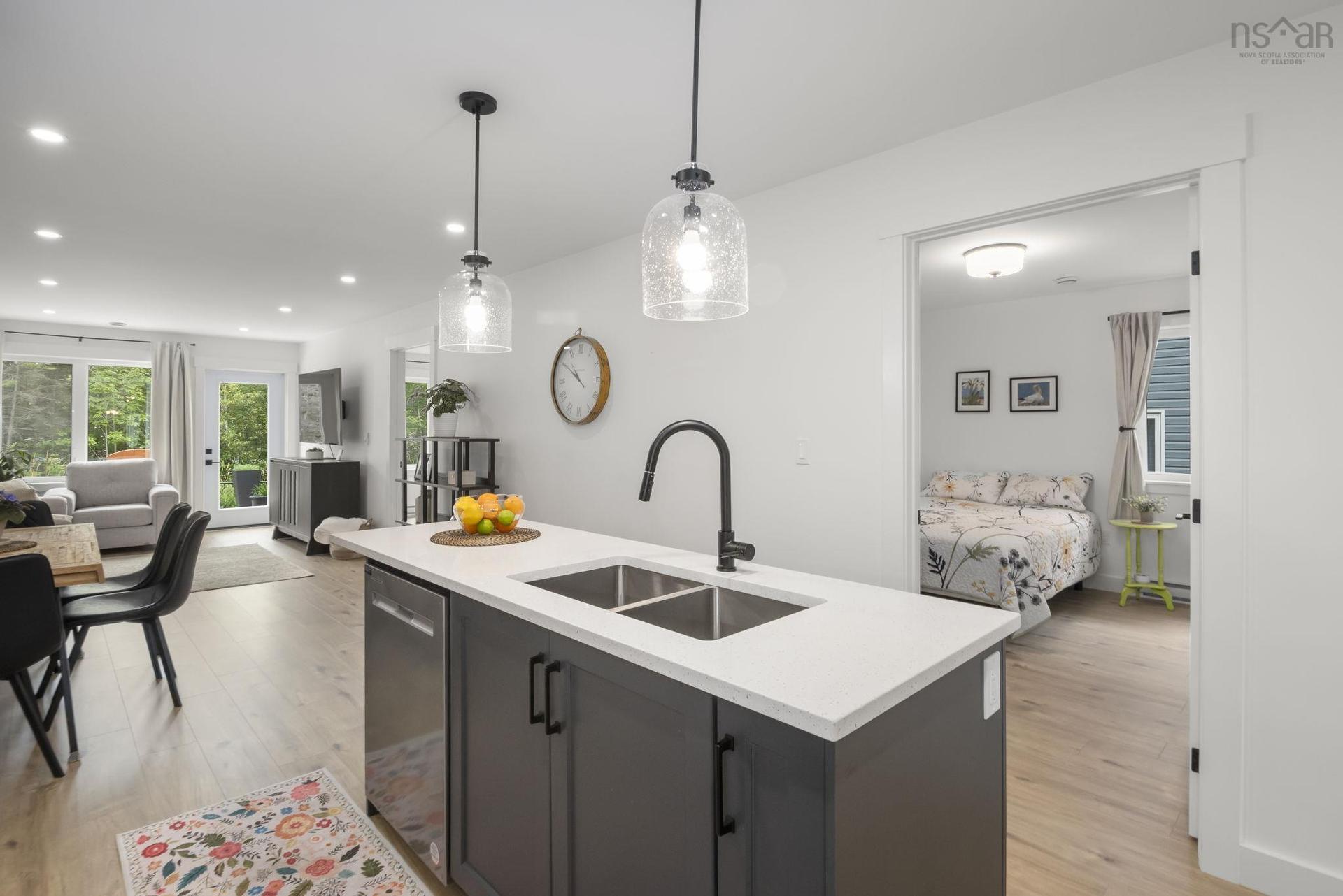 18 Jessome Avenue, Lantz, NS - Indoor Photo Showing Kitchen With Double Sink