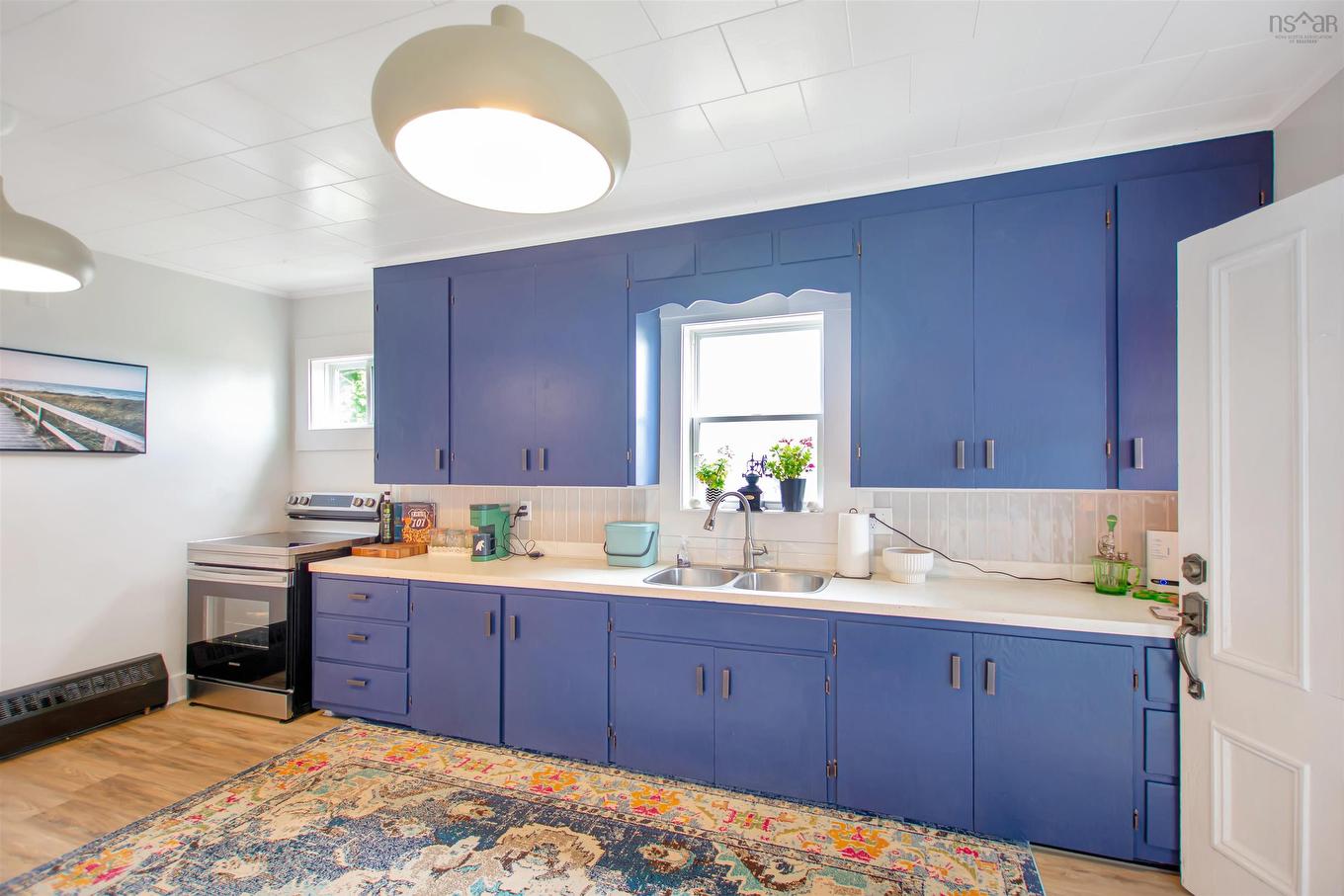 21 Sams Road, West Pubnico, NS - Indoor Photo Showing Kitchen With Double Sink