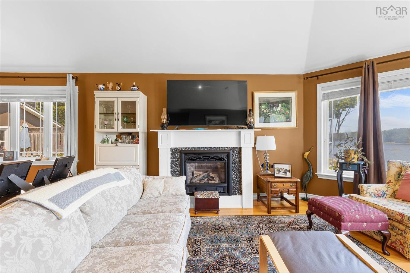 119 Indian Path Road, Indian Path, NS - Indoor Photo Showing Living Room With Fireplace