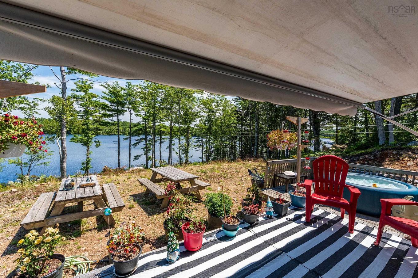 33 Acorn Lane, Lake La Rose, NS - Outdoor With Body Of Water With Deck Patio Veranda