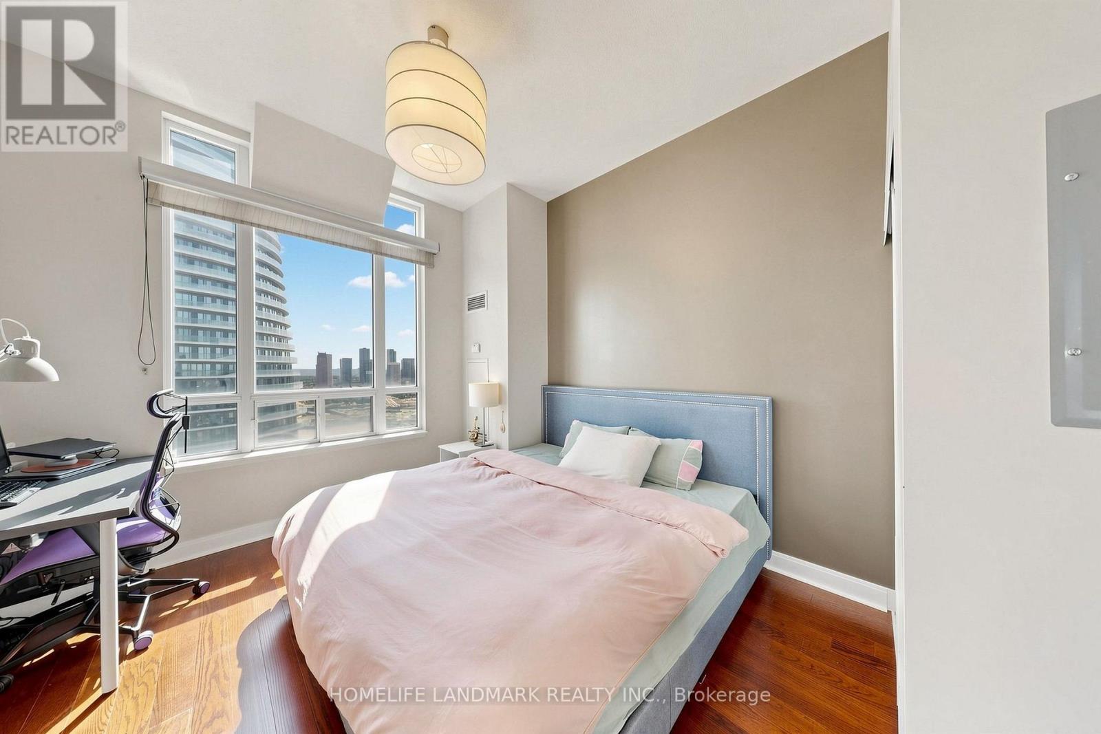 3508 - 80 Absolute Avenue, Mississauga, ON - Indoor Photo Showing Bedroom