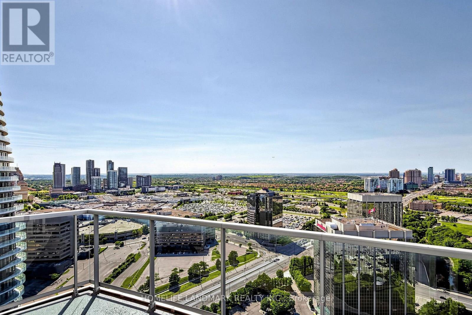 3508 - 80 Absolute Avenue, Mississauga, ON - Outdoor With Balcony With View