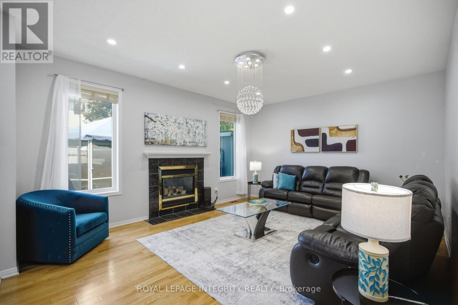 1165 Klondike Road, Ottawa, ON - Indoor Photo Showing Living Room With Fireplace