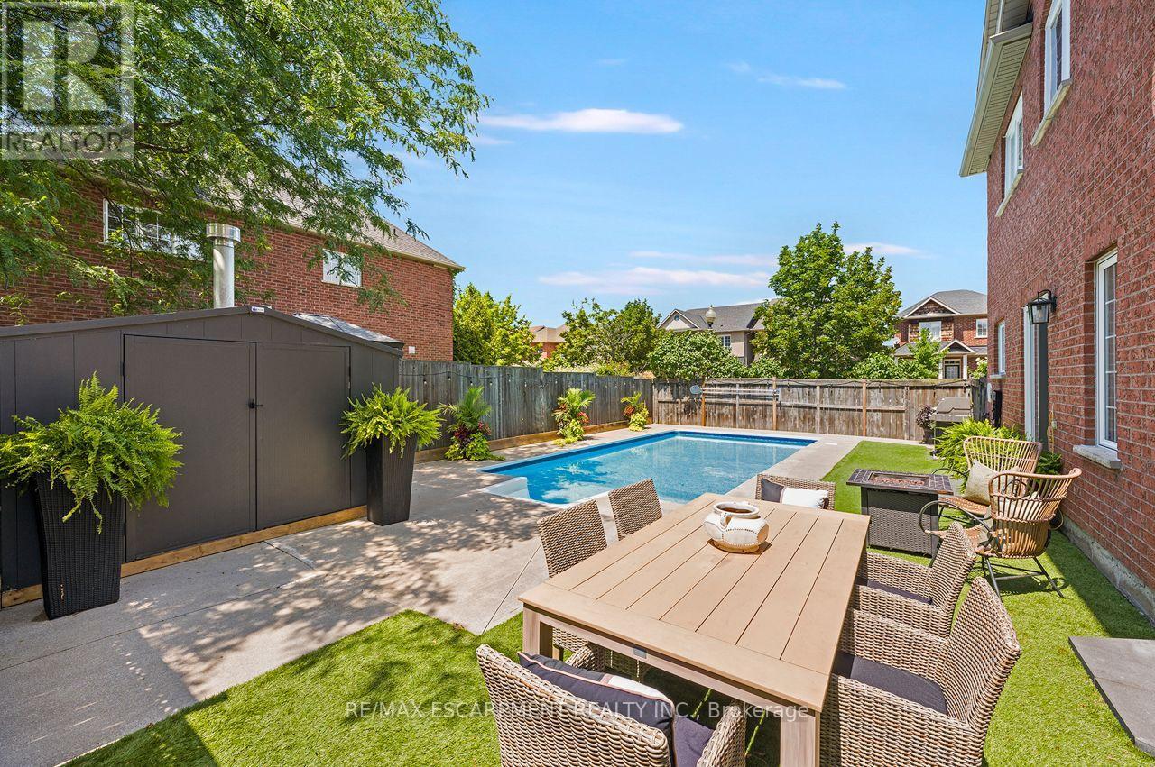 33 Dewsbury Way, Hamilton, ON - Outdoor With In Ground Pool
