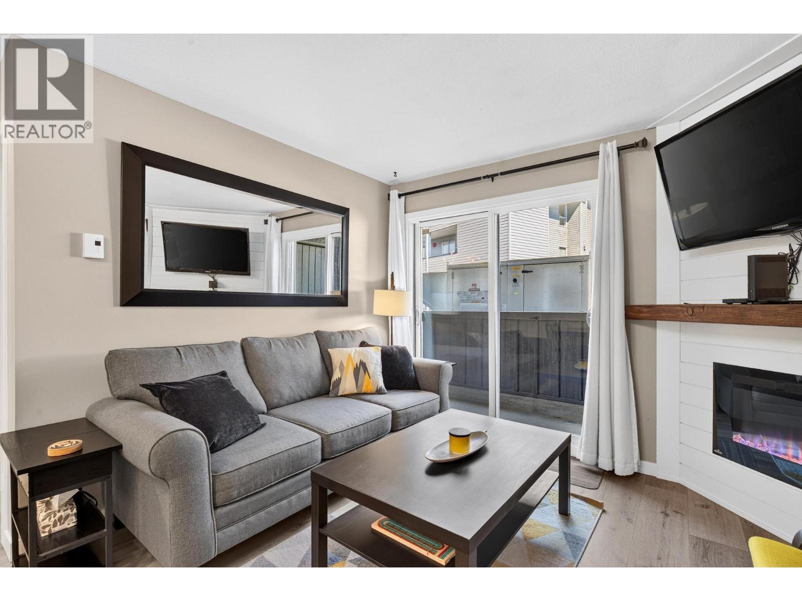 20 Kettle View Road Unit# 206, Big White, BC - Indoor Photo Showing Living Room With Fireplace