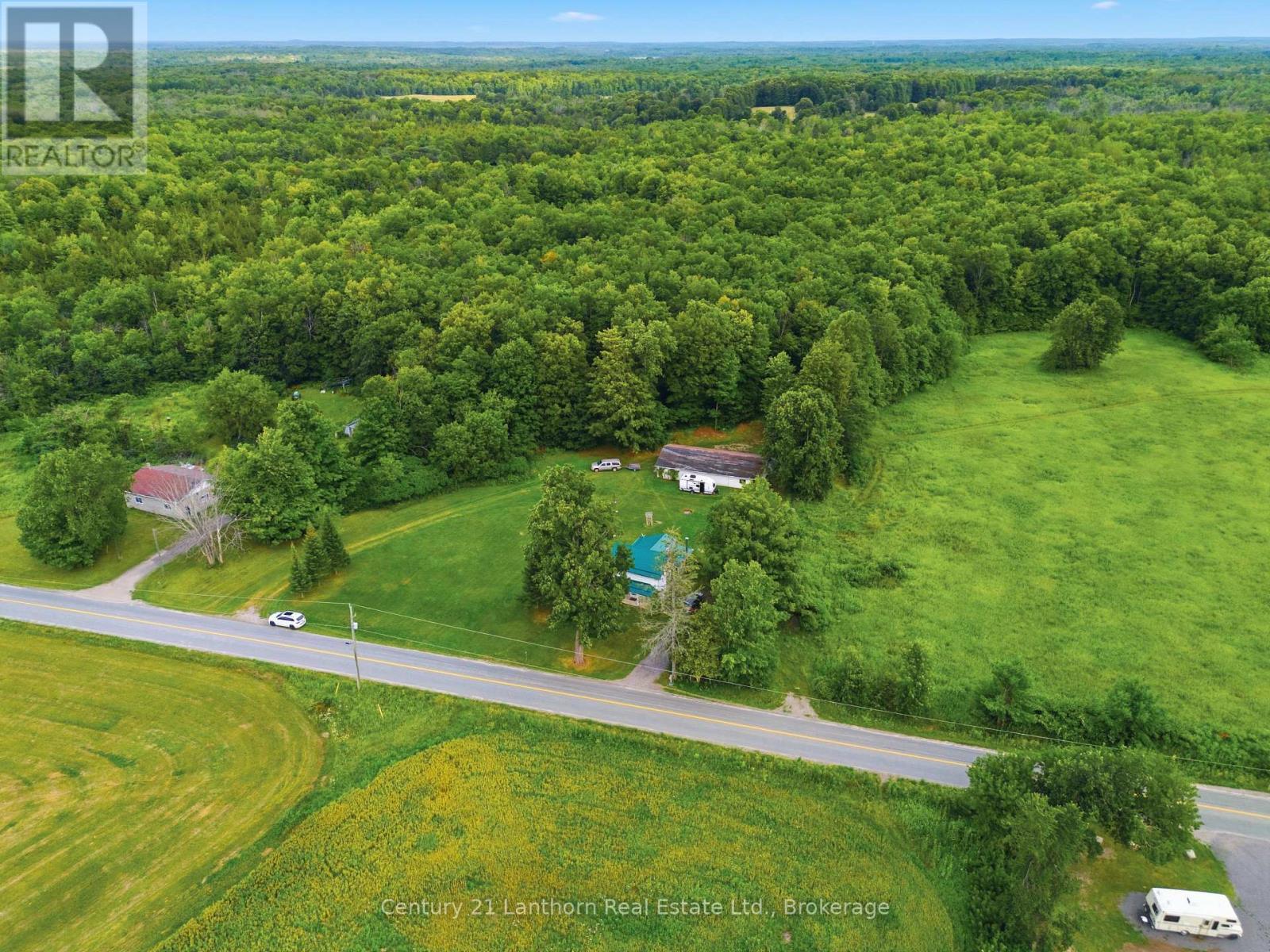 Cleared acreage to the right of house. - 1504 Vanderwater Road, Tweed (Hungerford (Twp)), ON - Outdoor With View