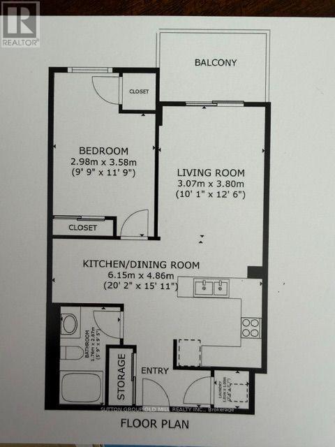 floor plans - 707 - 3563 Lake Shore Boulevard W, Toronto, ON - Other