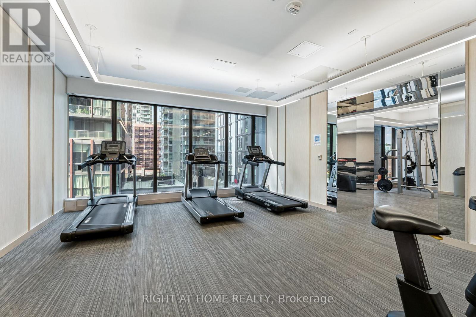 3110 - 115 Blue Jays Way, Toronto, ON - Indoor Photo Showing Gym Room