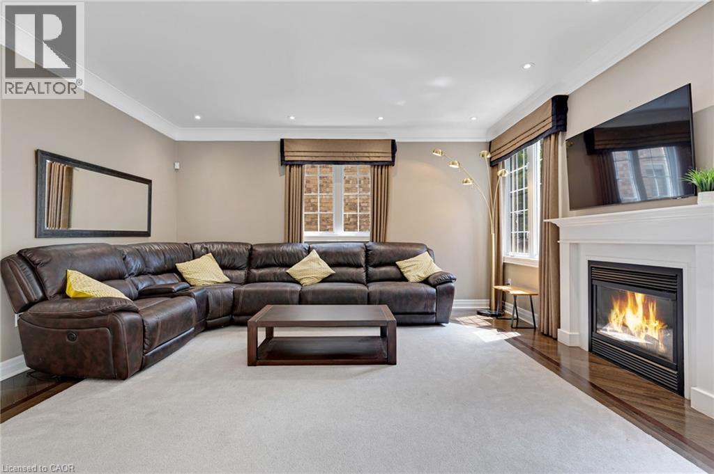 170 Garth Massey Drive, Cambridge, ON - Indoor Photo Showing Living Room With Fireplace